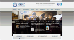 Desktop Screenshot of hsrc.ac.za