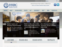 Tablet Screenshot of hsrc.ac.za